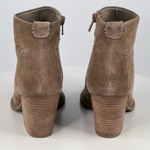 Steve Madden Faander Booties Brown Suede Ankle Boots Western Cowgirl Boho Indie - Picture 5 of 16